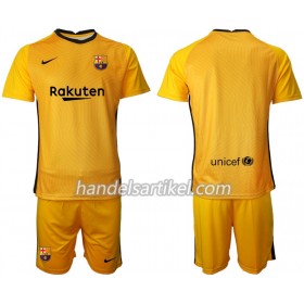 FC Barcelona Torwart Kinder Trikotsatz 2020/21 M002  Kurzarm (+ Kurze Hosen)